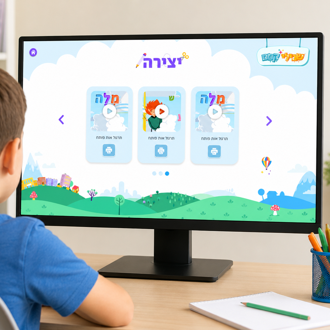 שבילי קסם – מרחב דיגיטלי להכנה לכיתה א